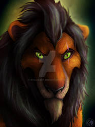 Scar portrait