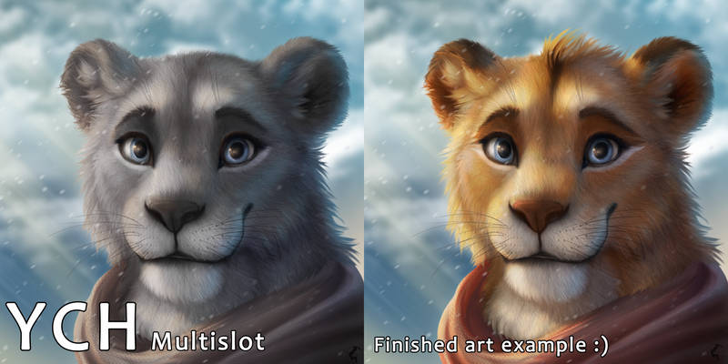 OPEN: YCH Winter portrait
