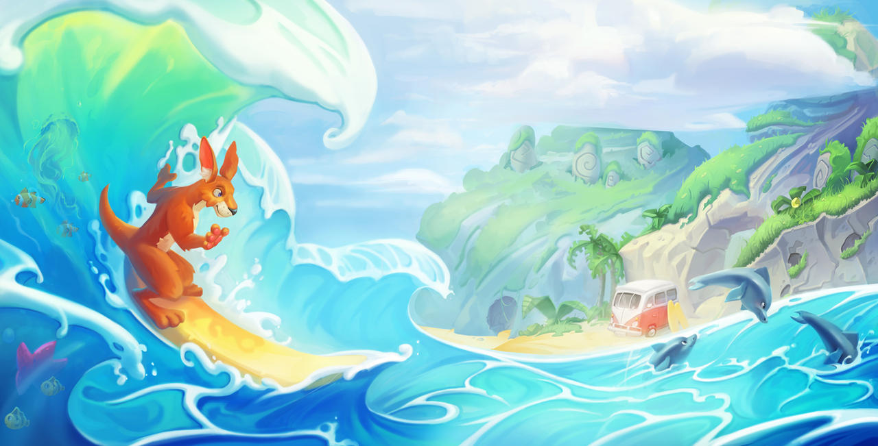 Surfing time by Nieris