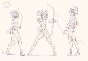 Archer`s poses