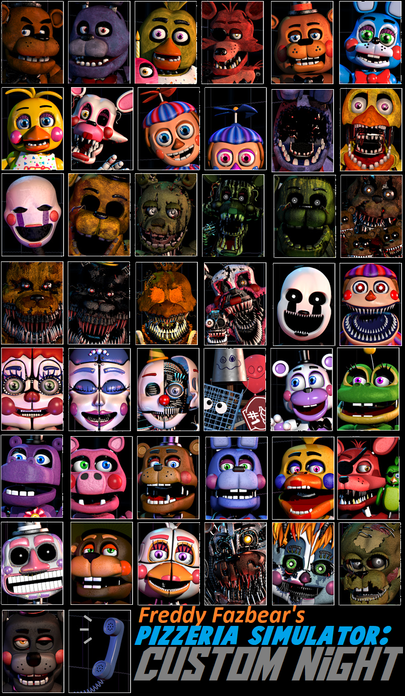 My Ideal FFPS Custom Night Roster (Justifications in the