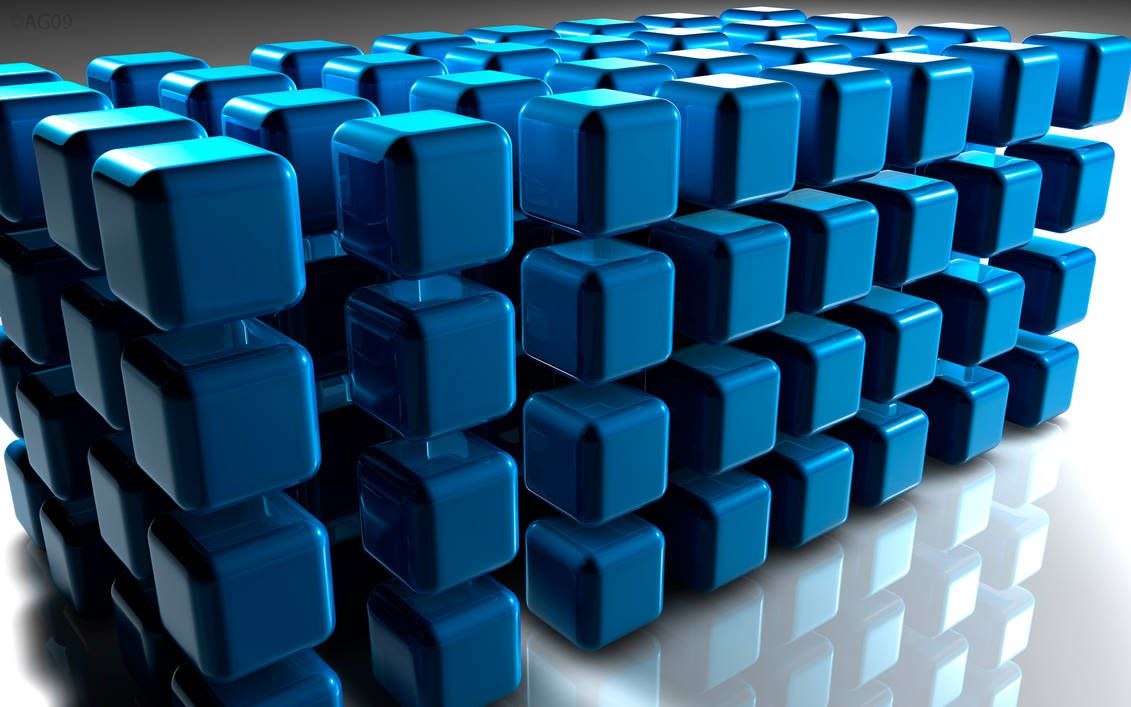 Blue cube. Синий кубик. Синие кубики фон. Обои кубики. 3д фон.