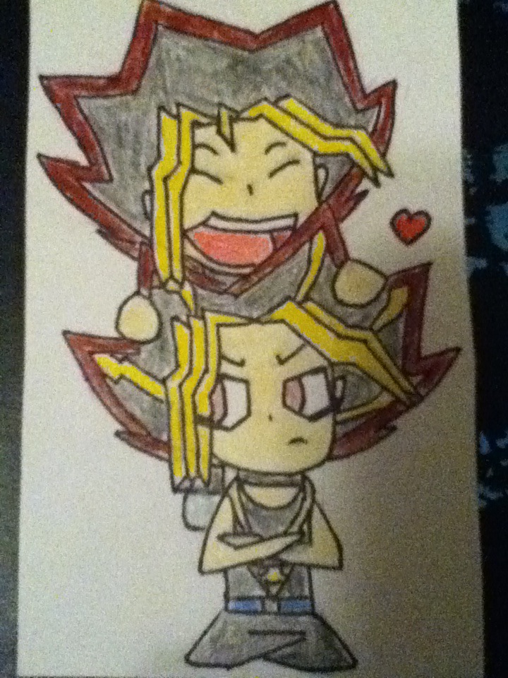 Yami and Yugi (Chibi)