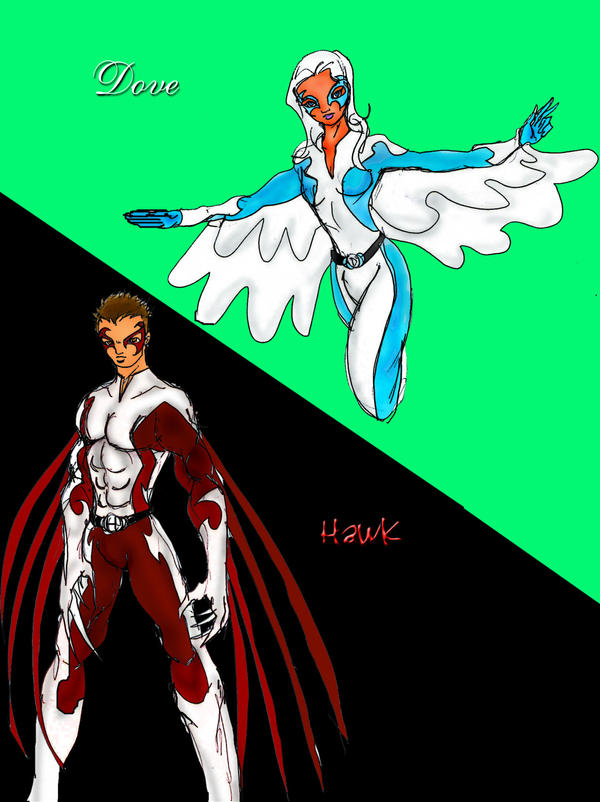 Hawk and Dove Redesign by TreStyles on DeviantArt