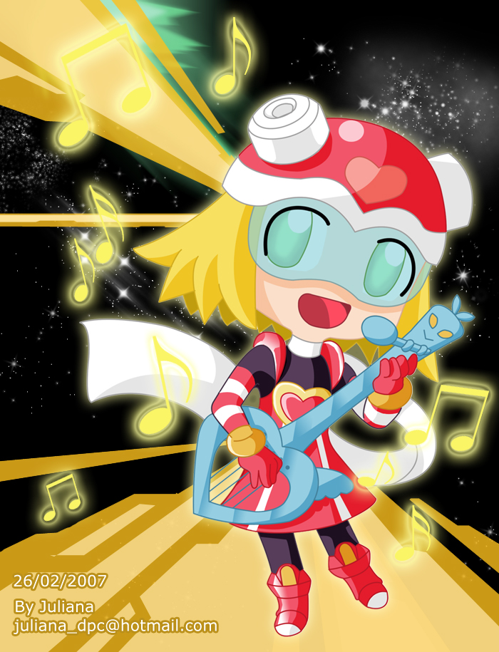 Chibi Harp Note on space