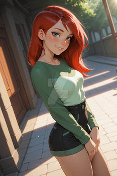 Kim is looking lovely today
