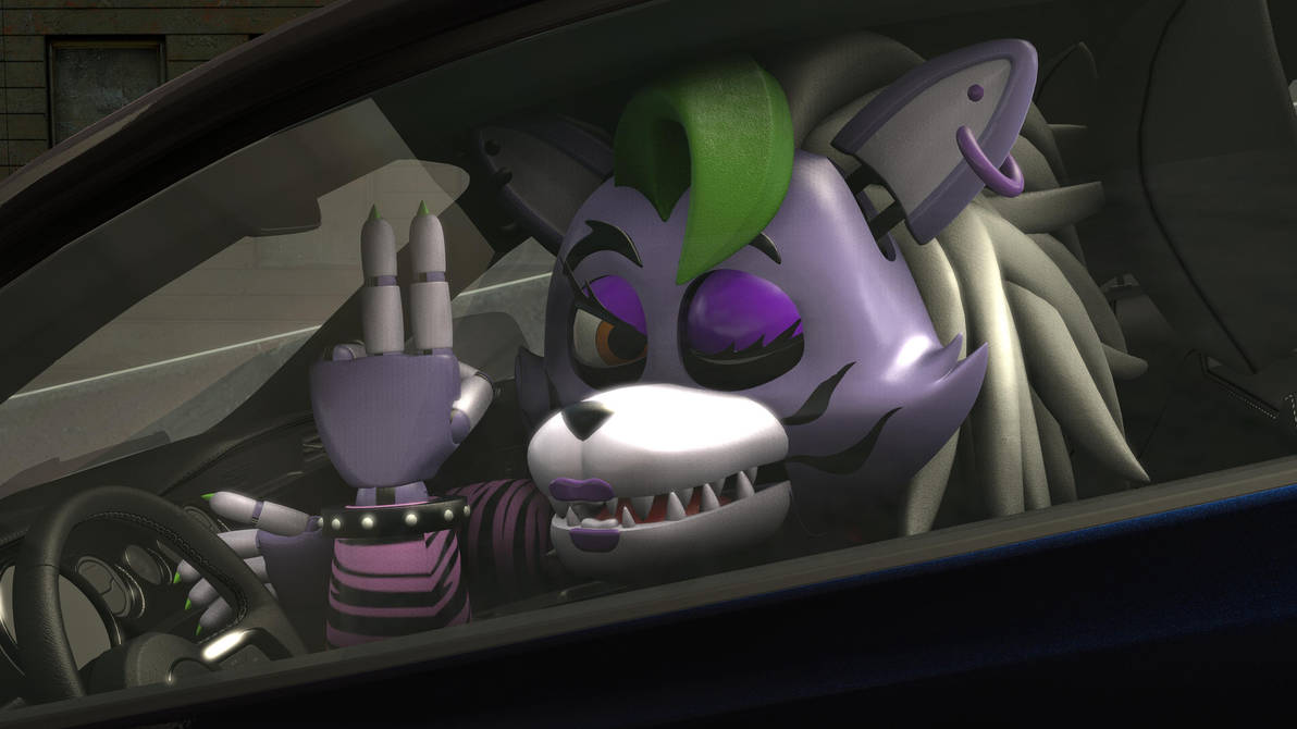 Roxy rolling out by Berserko64 on DeviantArt