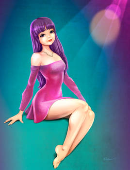 Hotaru pink dress