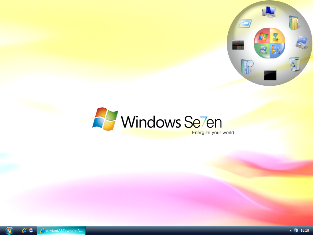 Windows 7 - My Desktop by ManaphyPrince on DeviantArt