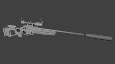 SV98 sniper rifle