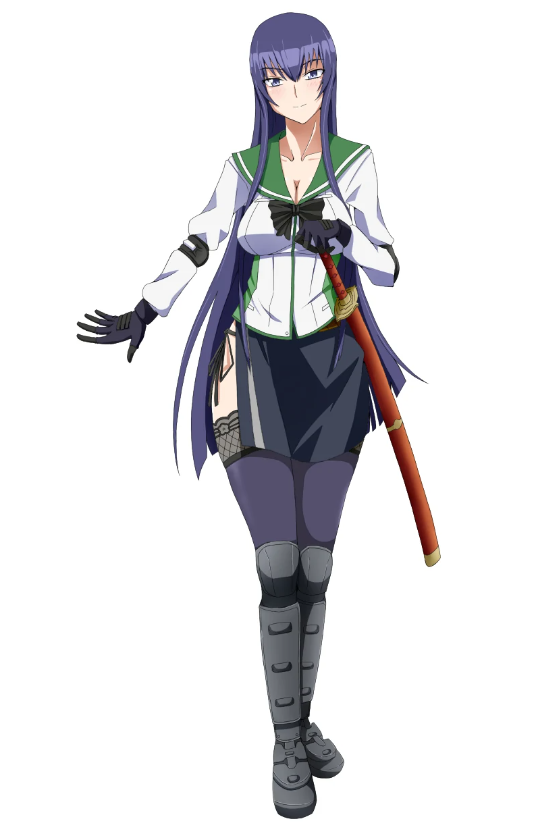 High School Of The Dead Saeko Busujima by TheSickSteven on DeviantArt