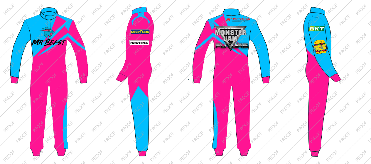 Monster Racing Uniform MrBeast Monster Truck Racing Uniform by TheSickSteven on DeviantArt