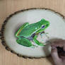 Painting a frog
