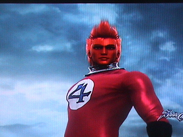 The Human Torch in Soul Calibur 5