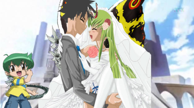 Godzilla and Mothra's wedding day