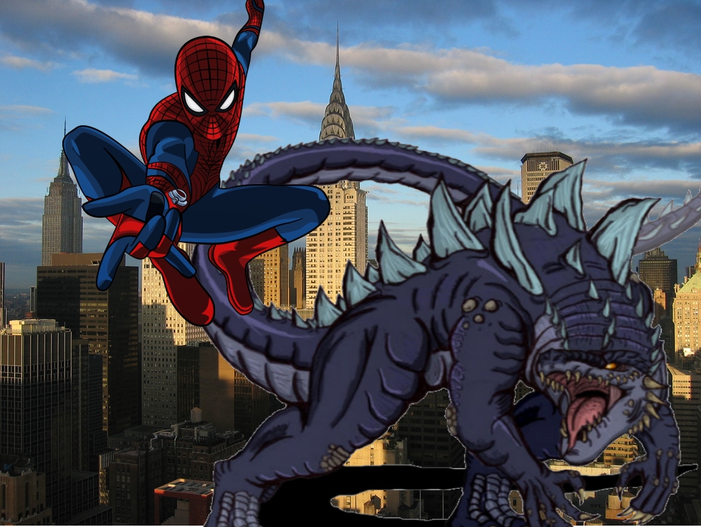 Spiderman Vs Zilla Jr By Ltdtaylor1970 On Deviantart