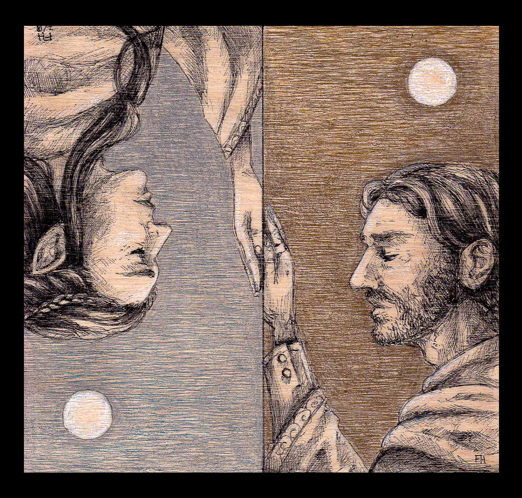 The Love of Beren and Luthien by FrerinHagsolb