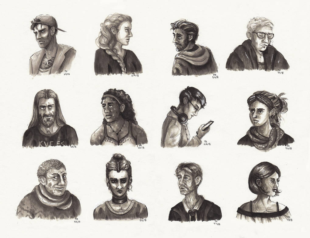 People II (Marker Sketches) by FrerinHagsolb