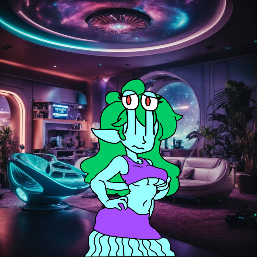 Catfish into becoming a Alien Girlfriend