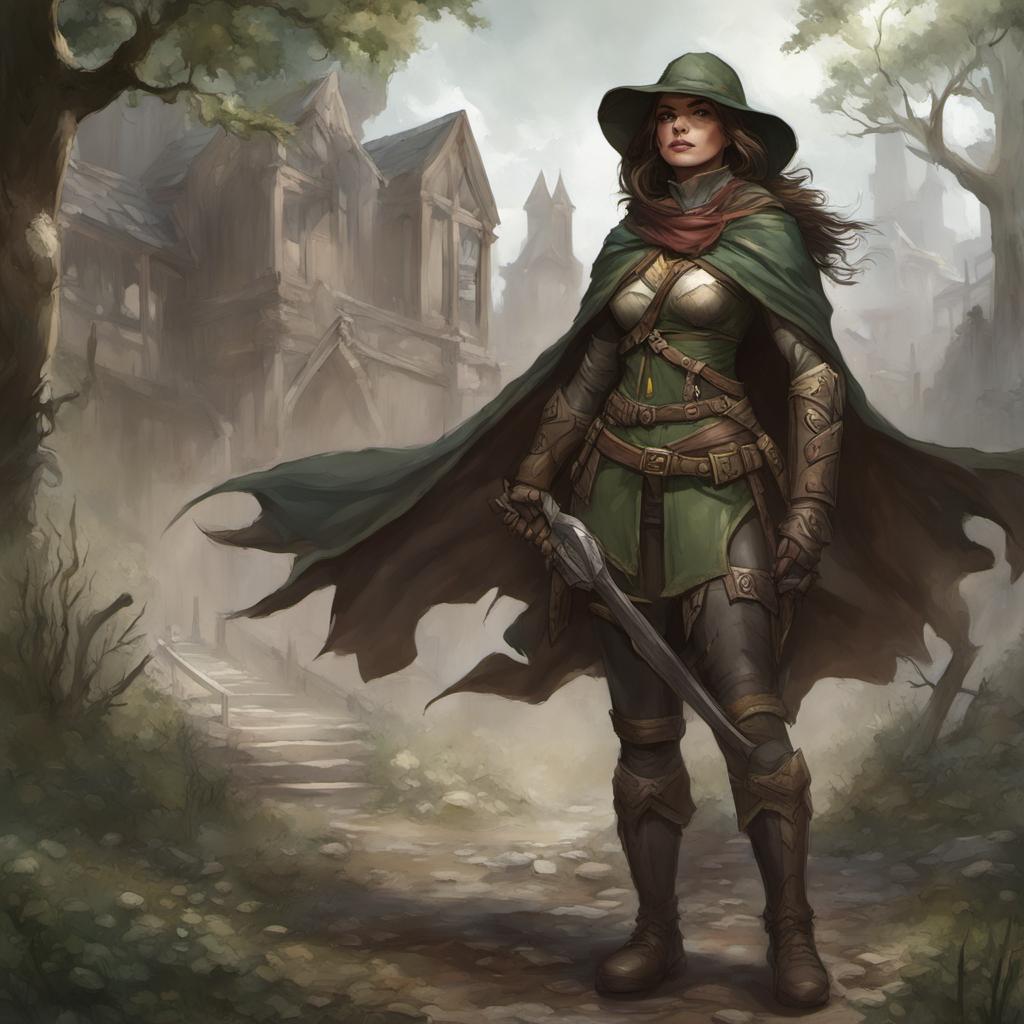 Female Caped Ranger by TTTTLLLL on DeviantArt