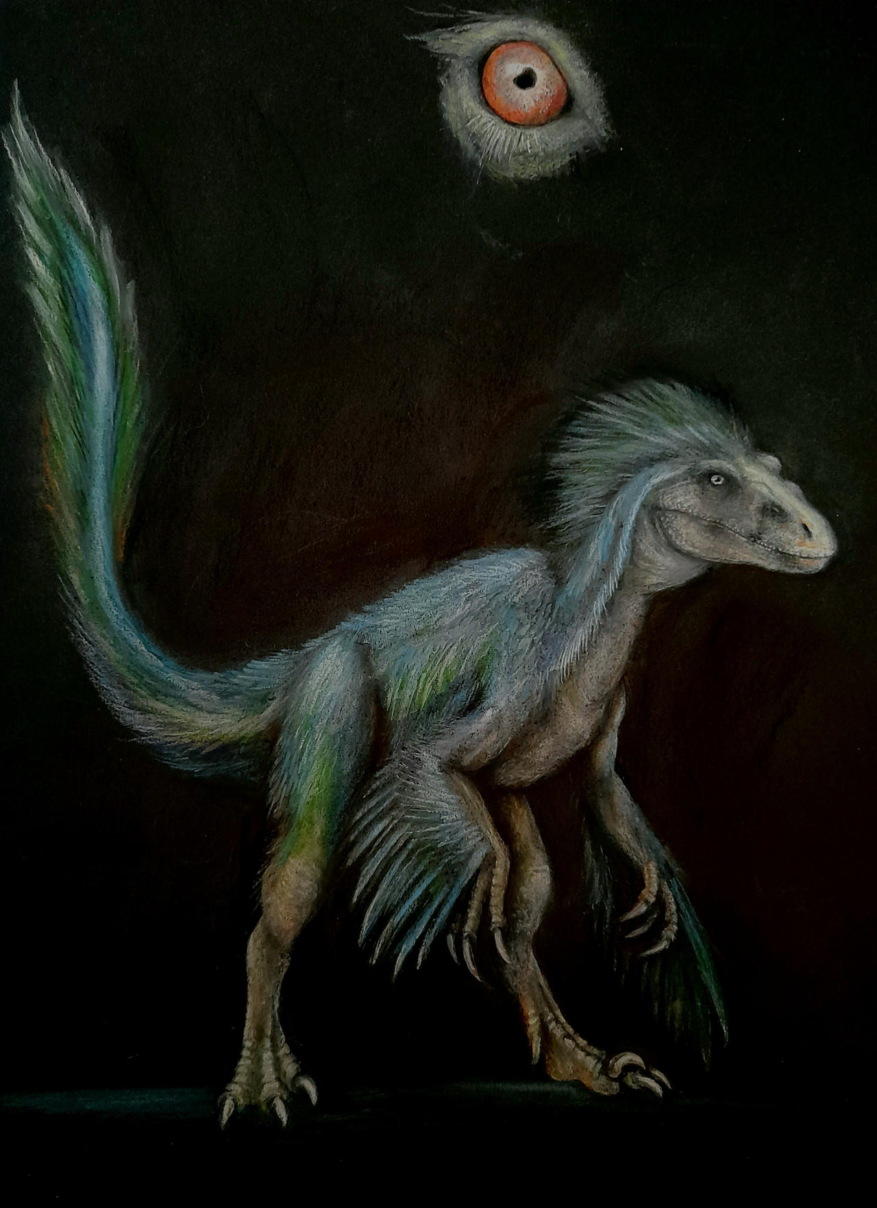 Pouncing Raptor Drawing RAPTOR SKETCH 20230228 154331 by Monstrum10 on DeviantArt