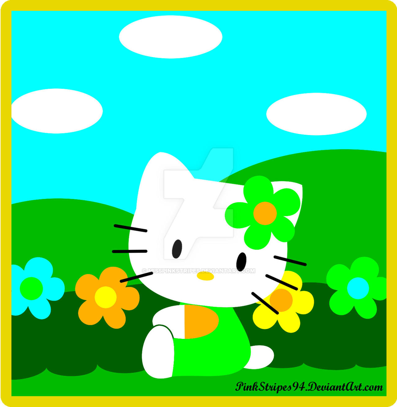 Spring Time Hello Kitty Spring Time Hello Kitty by MissPinkStripes on DeviantArt