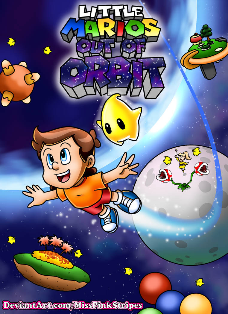 Little Marios Out of Orbit Cover by MissPinkStripes on DeviantArt
