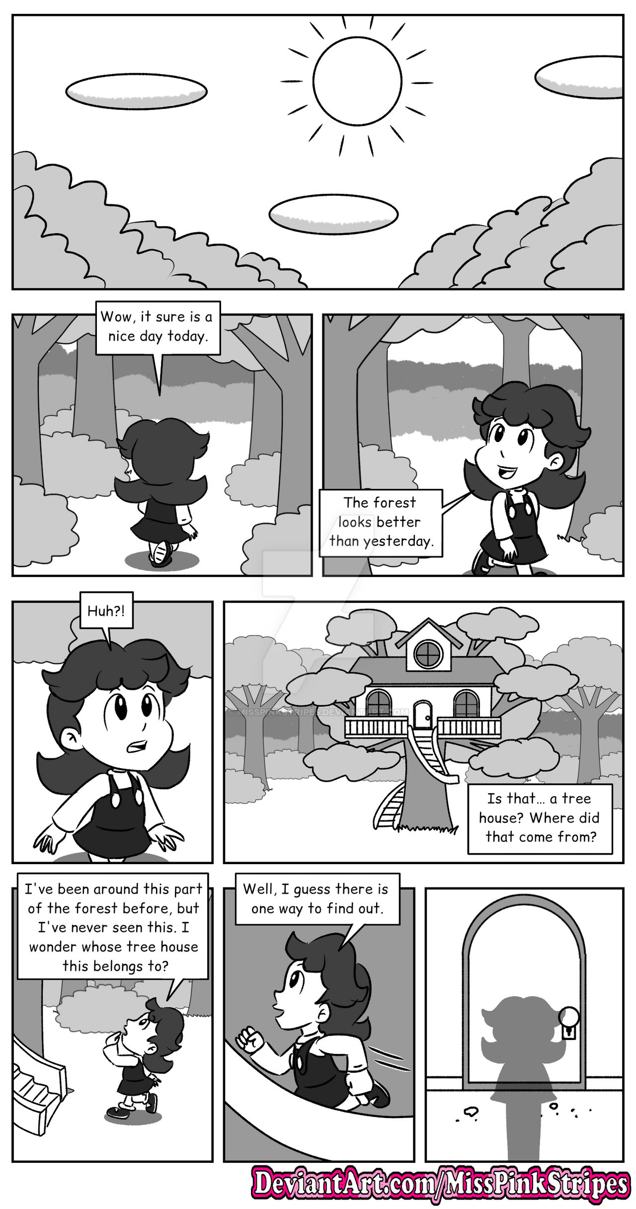 Laura Learning Treehouse Laura's Tree House pg 1 REMAKE by MissPinkStripes on DeviantArt