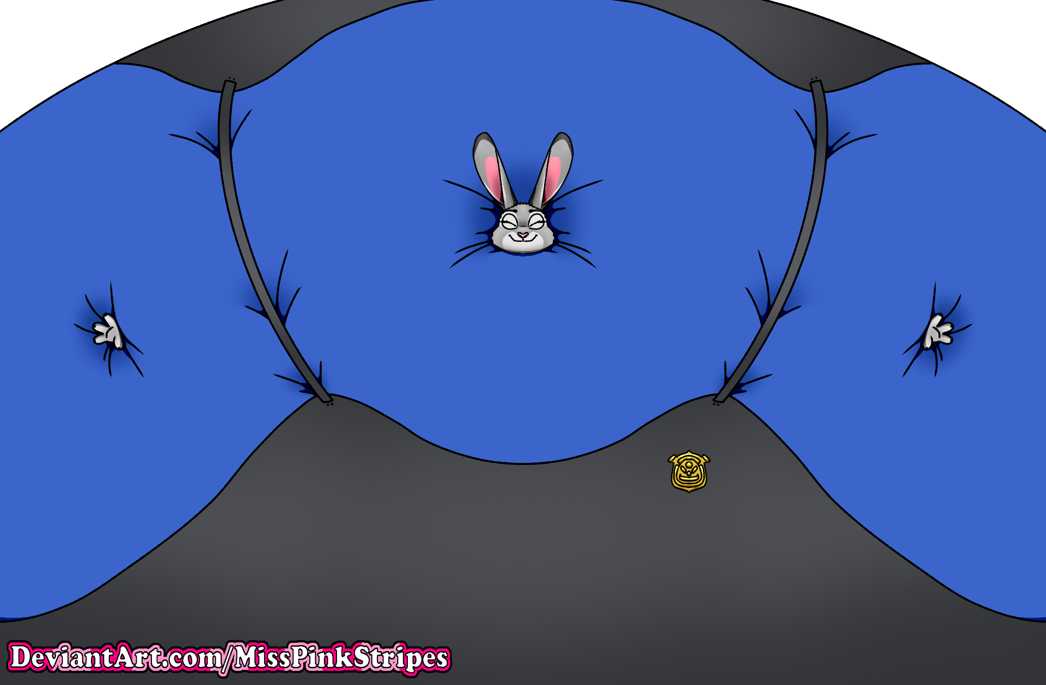Fat Rabbitsd Comm - Fat Rabbit by MissPinkStripes on DeviantArt