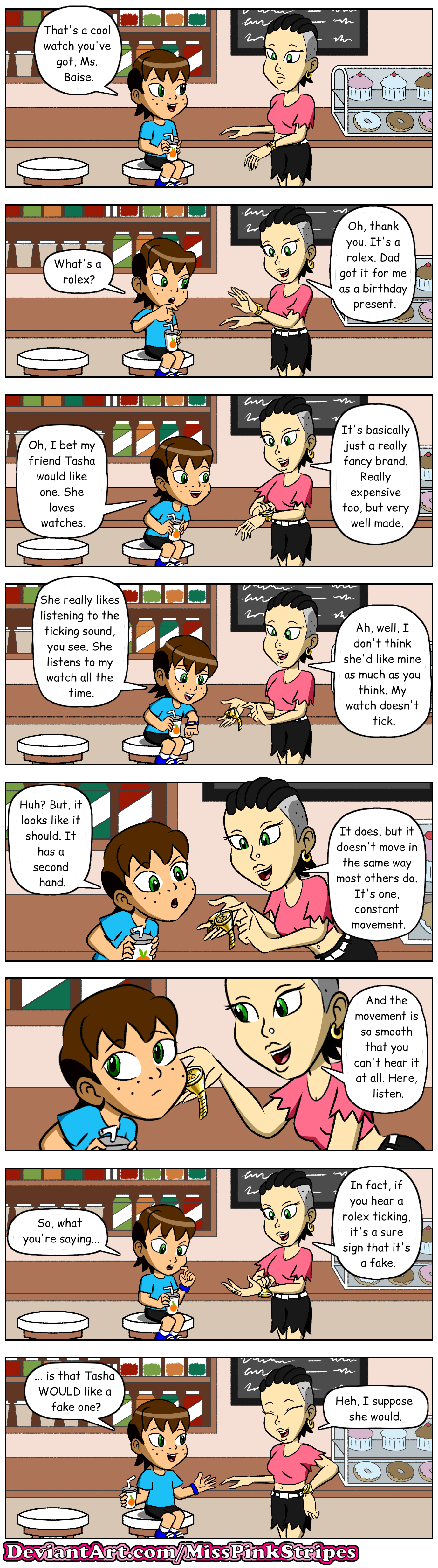 Comm - Rebecca's Golden Rolex