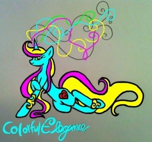 Colorful Elegance: Adopted Mystery Pony