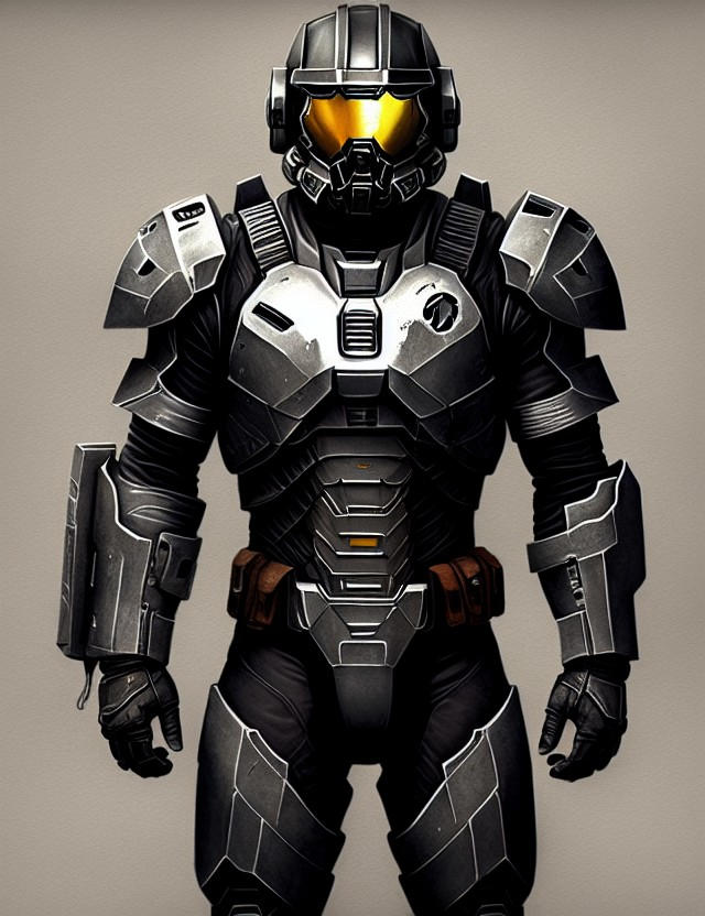 Halo Infinite Fracture armour core concept art by Unlistedz on DeviantArt