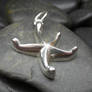 Starfish pendant in silver