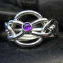 Amethyst puzzle ring