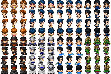 RPG Maker VX Sprite - Free! Compilation by geminidrake on DeviantArt