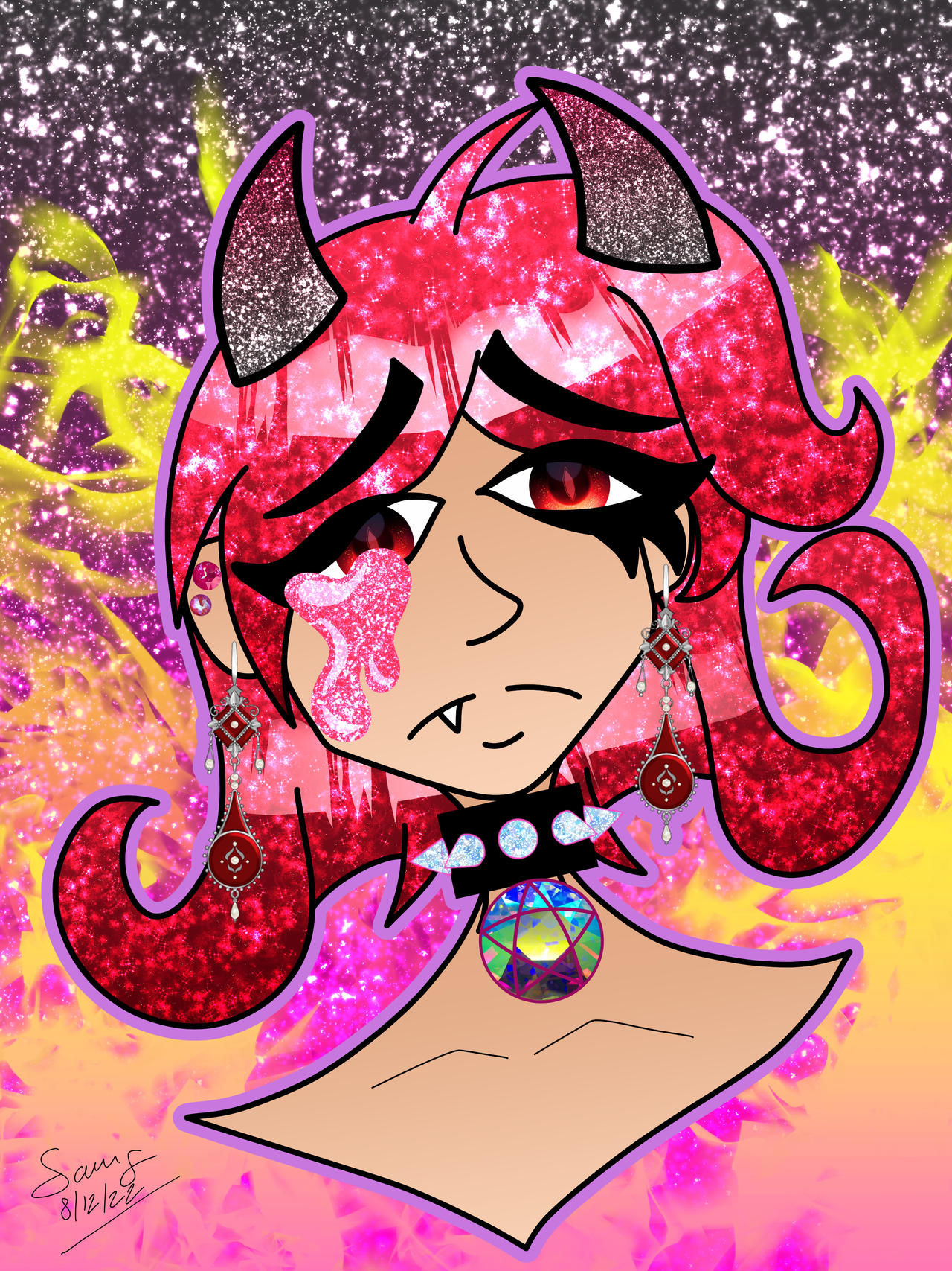 Sad Demon Sad Demon by Mamfaroonies on DeviantArt