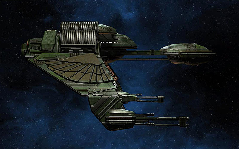 Klingon Bird-of-Prey Retro B'Rel Class wallpaper 3