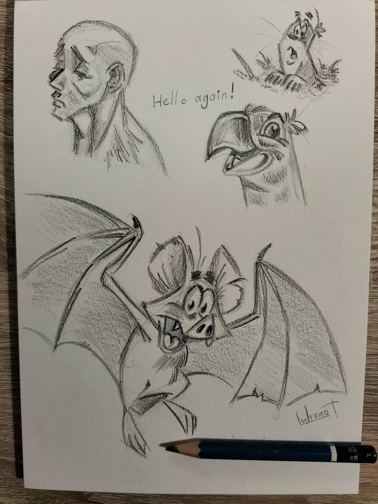 Excited bat by Luhzant on DeviantArt