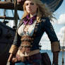 Steampunk Lady Pirate - wp - 11