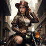 Steampunk Lady Rider 07