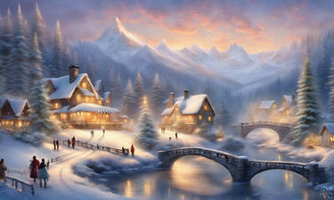 Winter Wonderland - Oil on Canvas