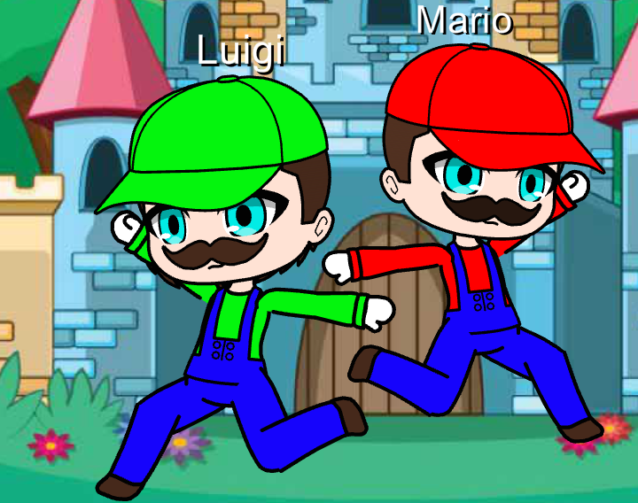 Mario and Luigi in Gacha Life 2 by softmoonbow on DeviantArt