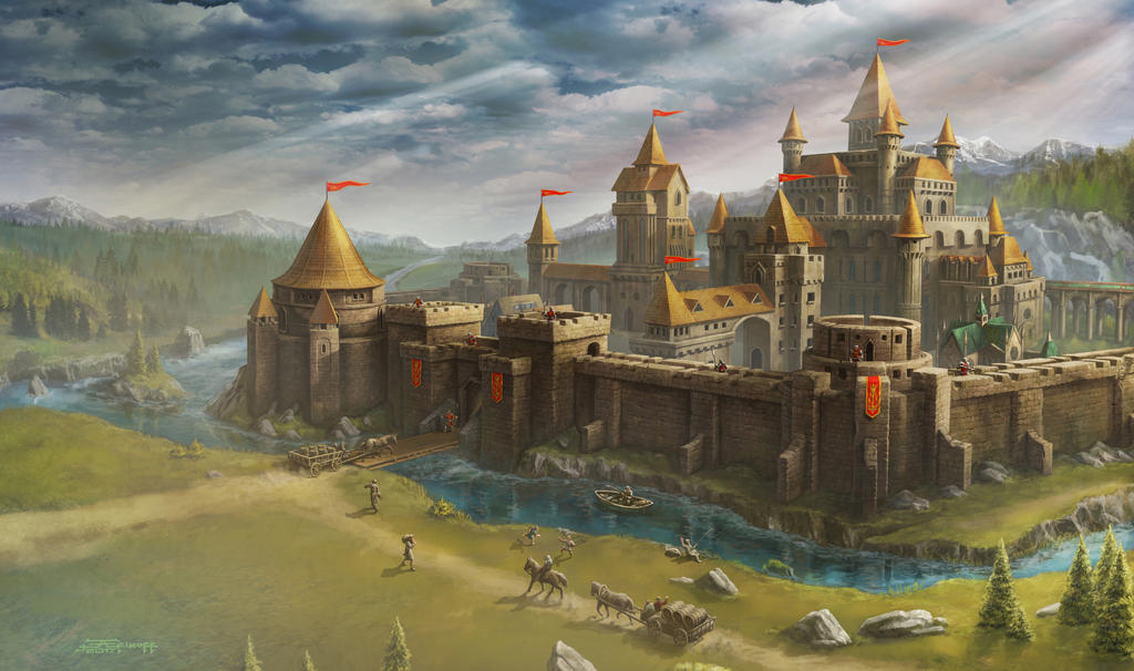 Castle by EdiktArt on DeviantArt