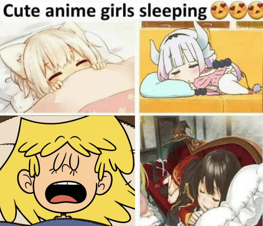 Cute Anime Girls Sleeping (Lori) by J-Room on DeviantArt