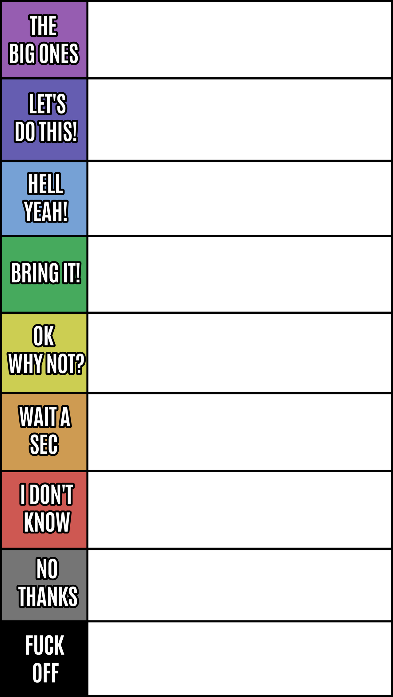 Death Battle matchup tier list template by gooey0822 on DeviantArt Death Battle matchup tier list template by gooey0822 on DeviantArt