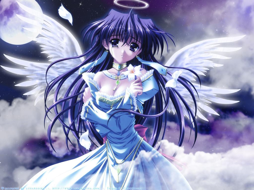 Anime-Girl-Angel-Full-HD-Wallpaper by kkrazykkitty on DeviantArt