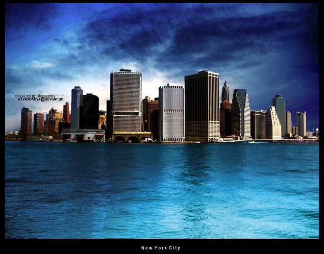 New York In Blue