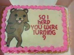 Pedo Bear Cake