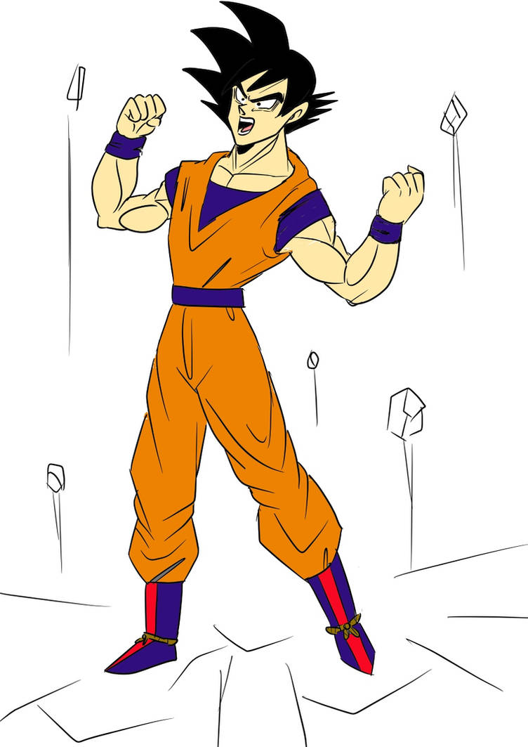 Goku Rage by dizzyspot on DeviantArt
