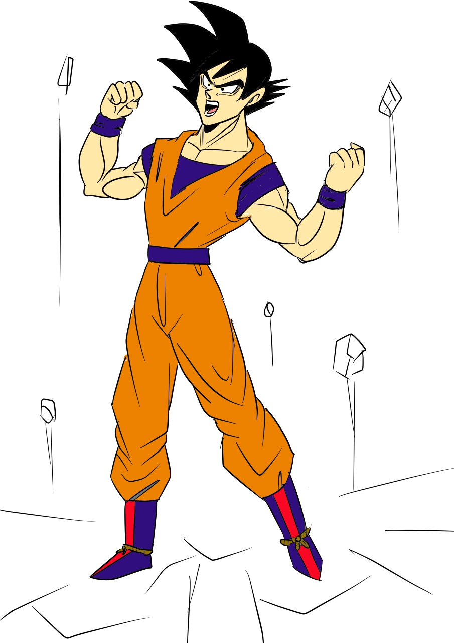 Goku Rage by dizzyspot on DeviantArt